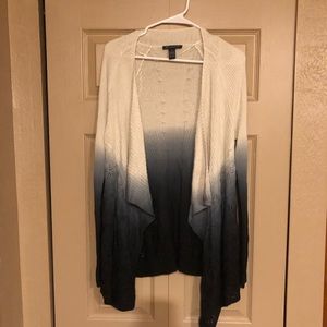 INC ombré waterfall cardigan